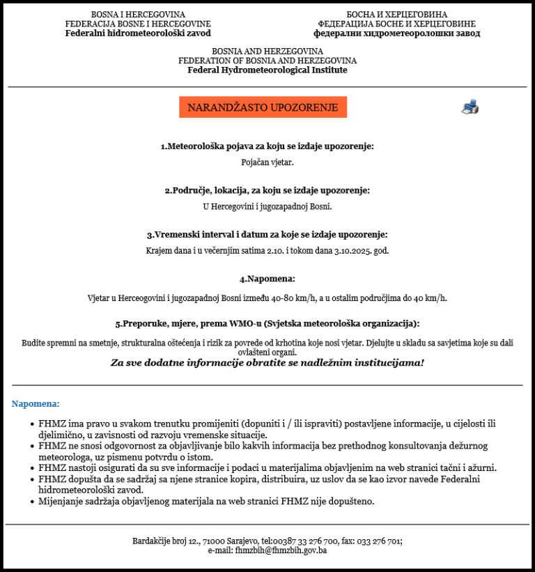 Screenshot 2025-10-02 at 09-23-53 UPOZORENJE NA OPASNE METEOROLOŠKE POJAVE